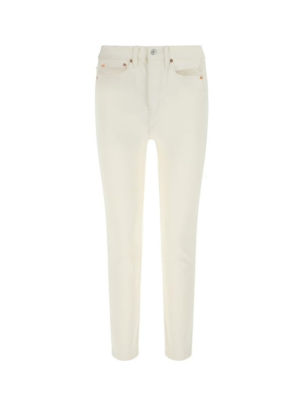 Vintage Back Logo Patch Denim Pants