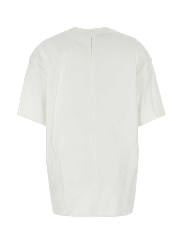 Back Zipper Short Sleeve T-shirt