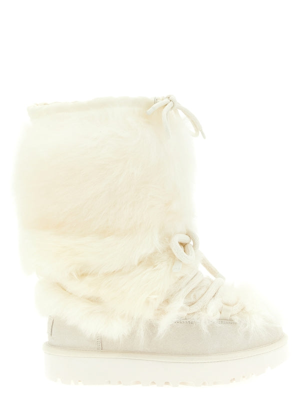Ugg White Middle Boots