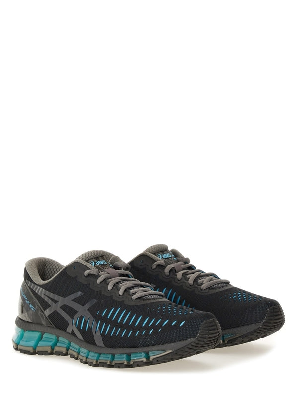 Asics Black Blue Low Top Sneakers