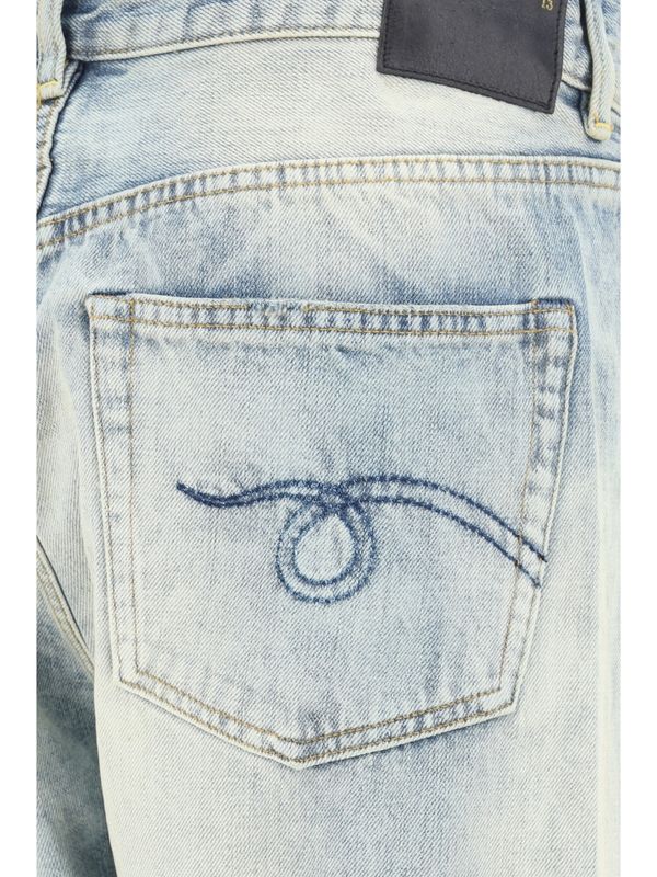 Crossover Denim Pants