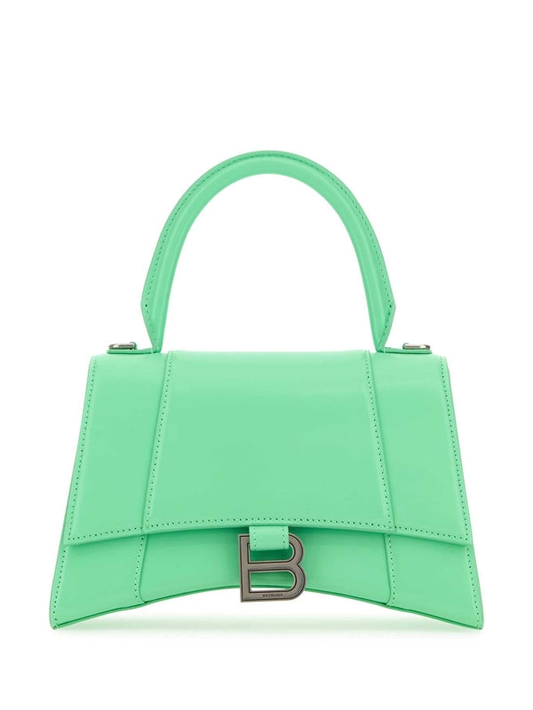 Balenciaga Hourglass Small Green Tote Bags