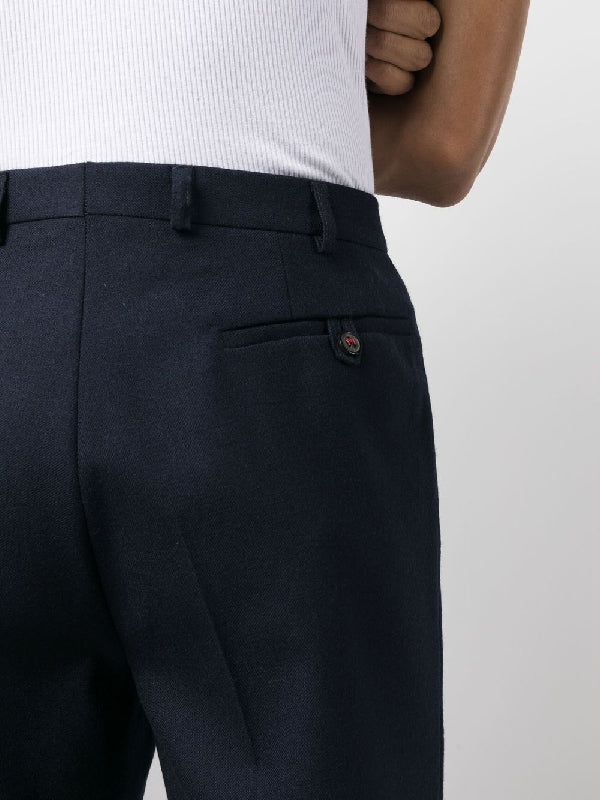 Back Stitch Wool Tailored Pants