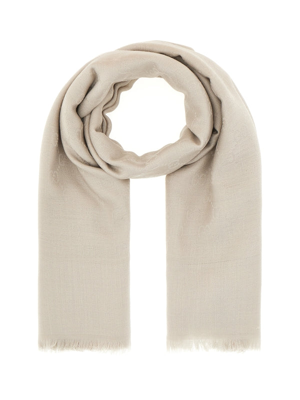 Gucci Grey Wool Mufflers