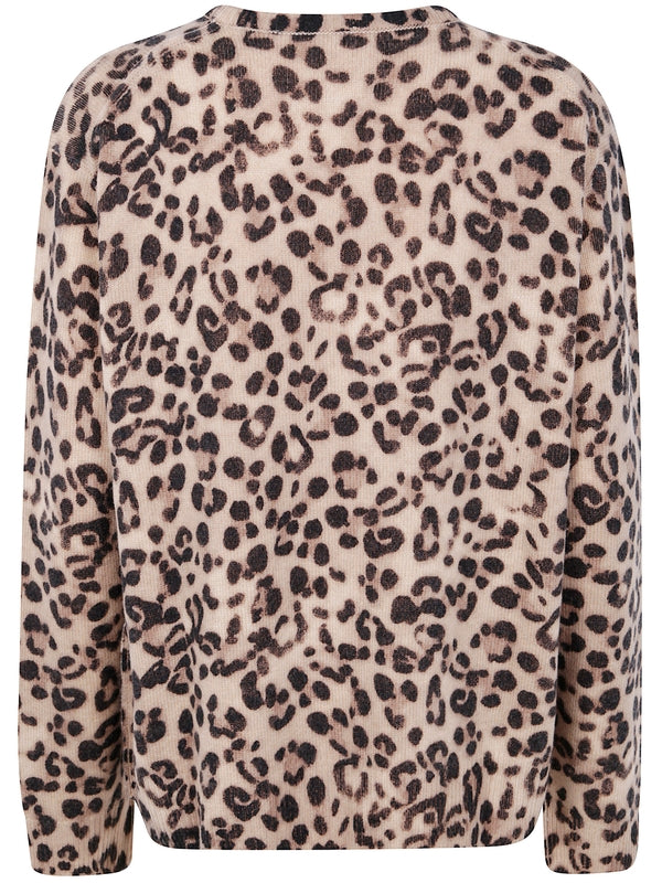 Semi-Couture Leopard Brown Knit