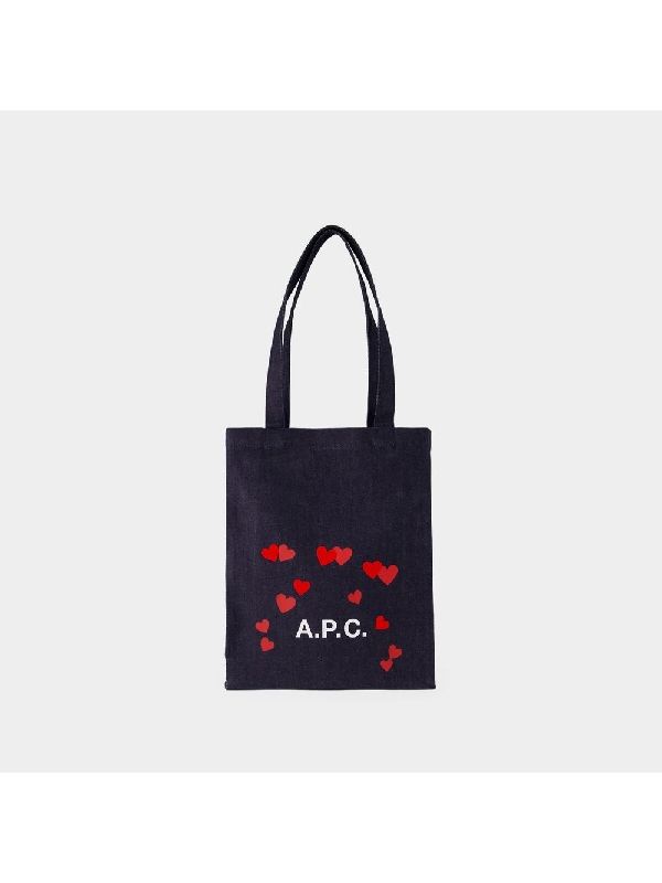 Valentine's Day Denim Tote Bag