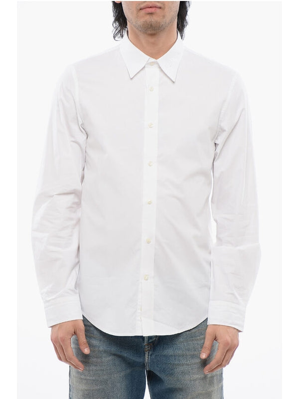 Solid Color Cotton Poplin S-BEN-CL-A Shirt Shirts