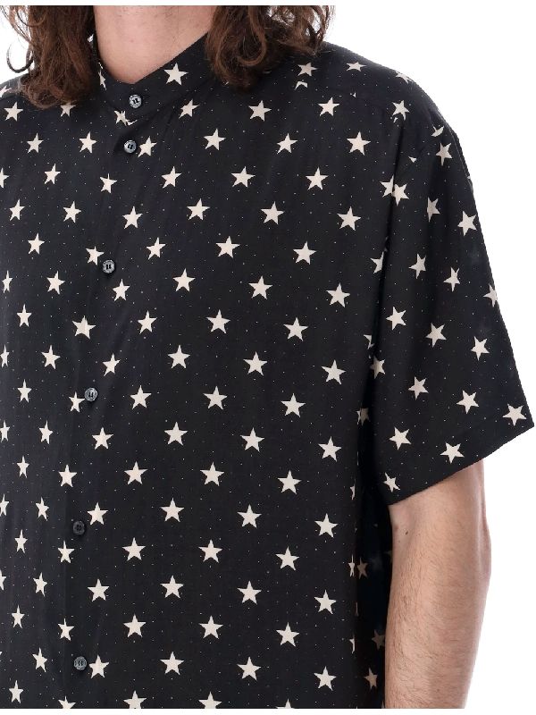 Allover Star Printed Short-sleeve Shirt