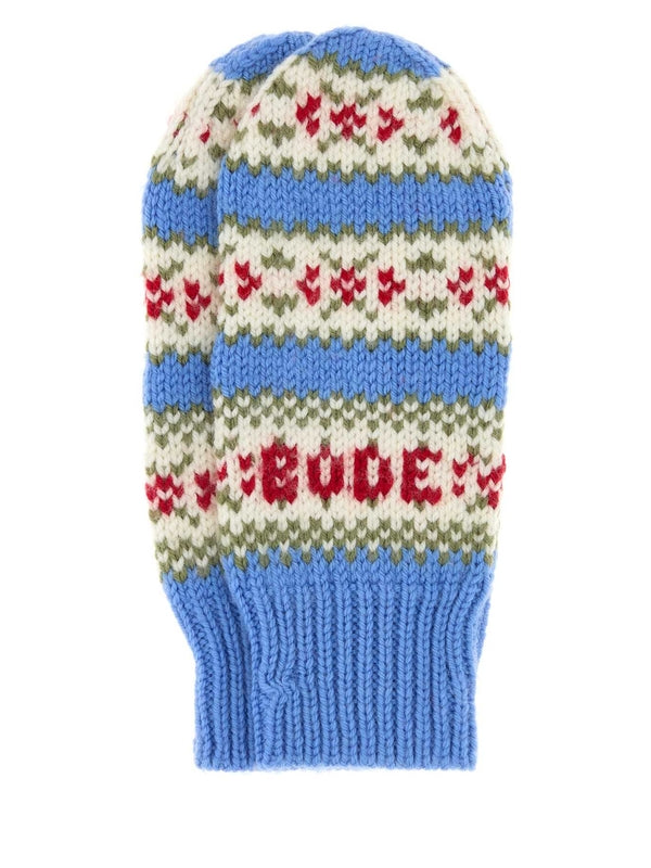 Jacquard Pattern Wool Gloves