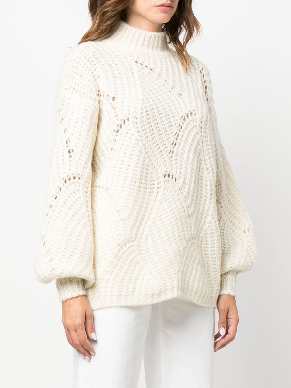 Agnona Ivory Knitted