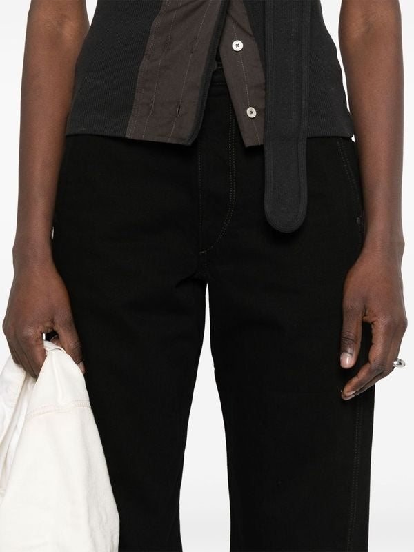 Twist Cotton Crop Pants