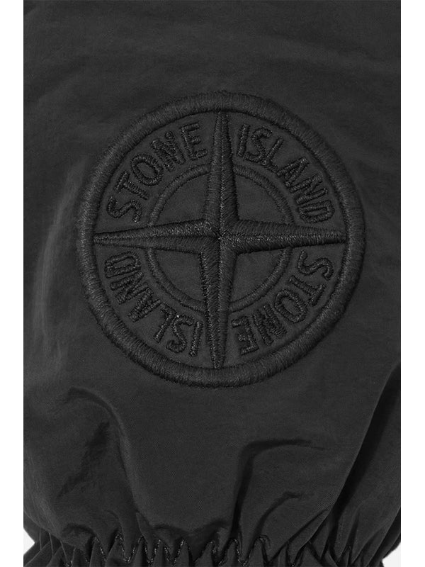 Logo Embroidered Detail Gloves