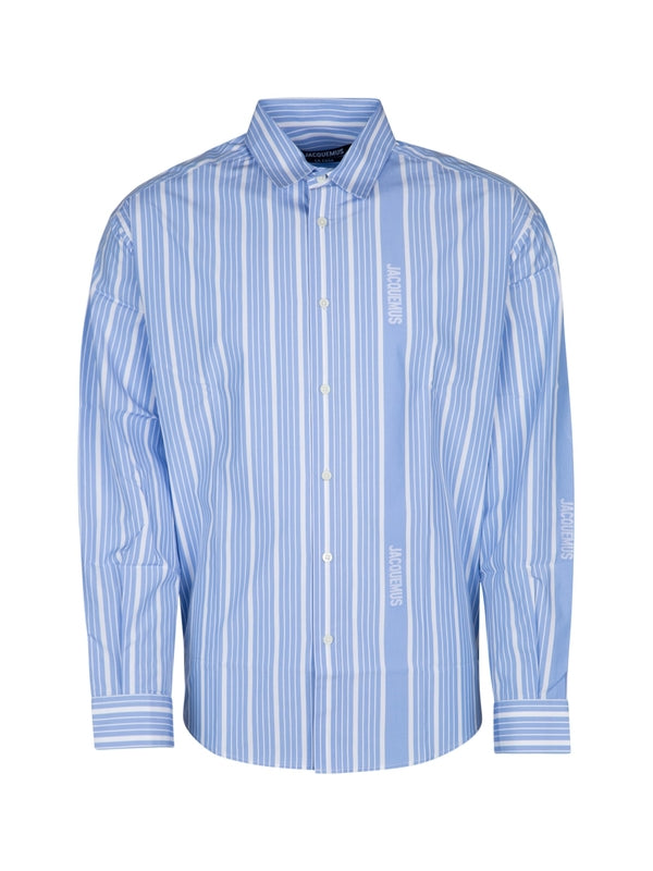 Simon Logo Stripe Shirt