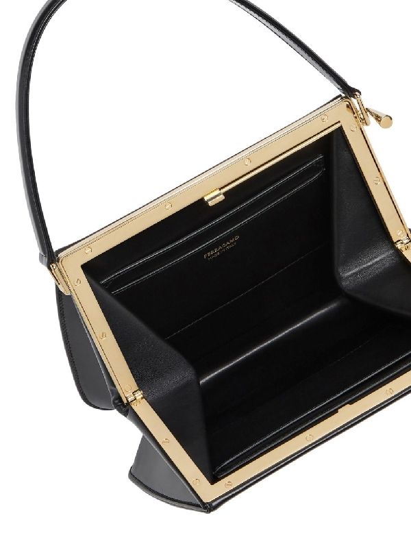 New Frame Leather Tote Bag