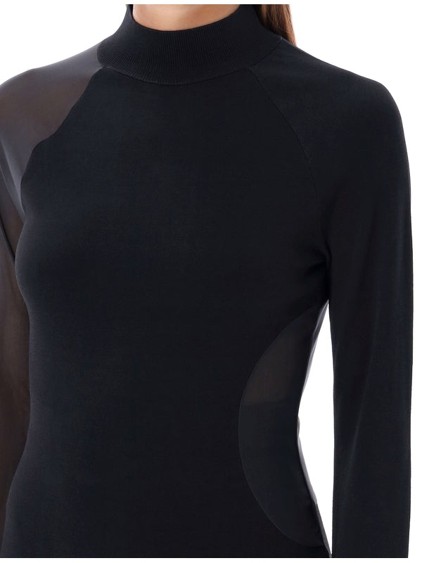 Y-3 - Sheer Panel Long Sleeve Top - Jente