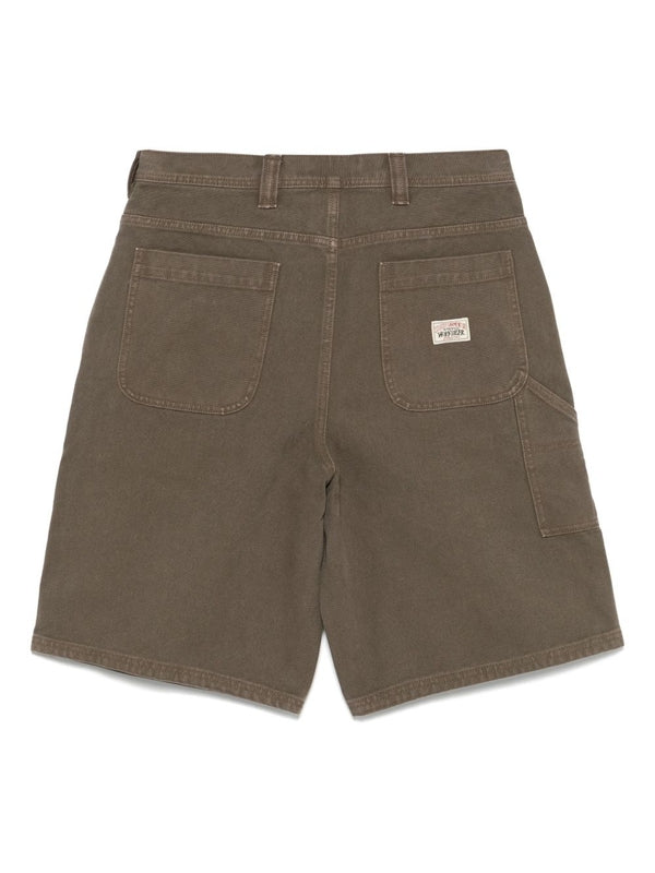 Washed Canvas
  Baggy Bermuda Shorts