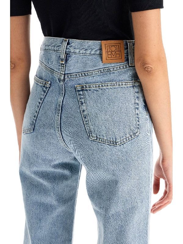 Back Logo Patch Denim Pants