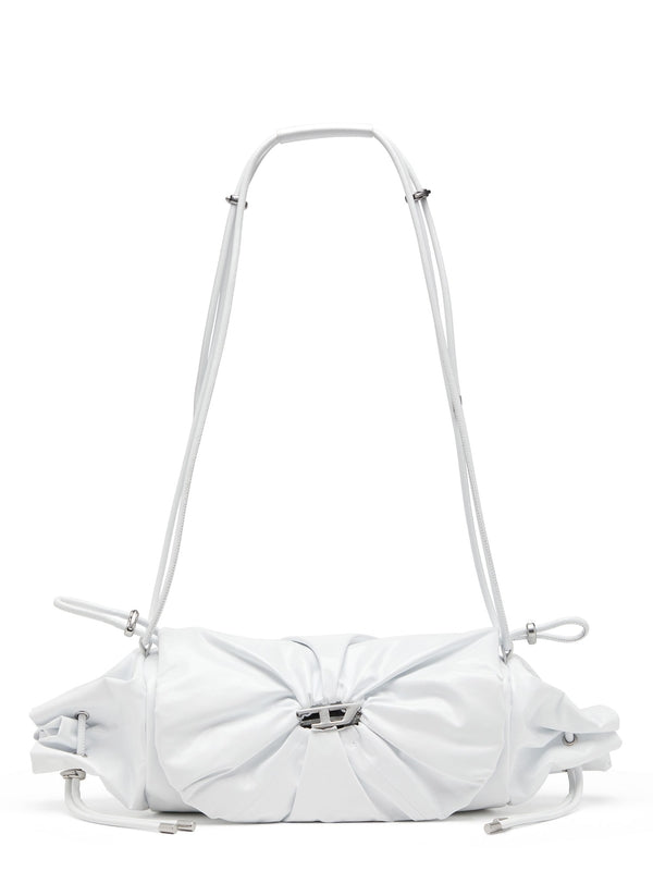 DIESEL - Scrunch D Logo Leather Shoulder Bag - Jente