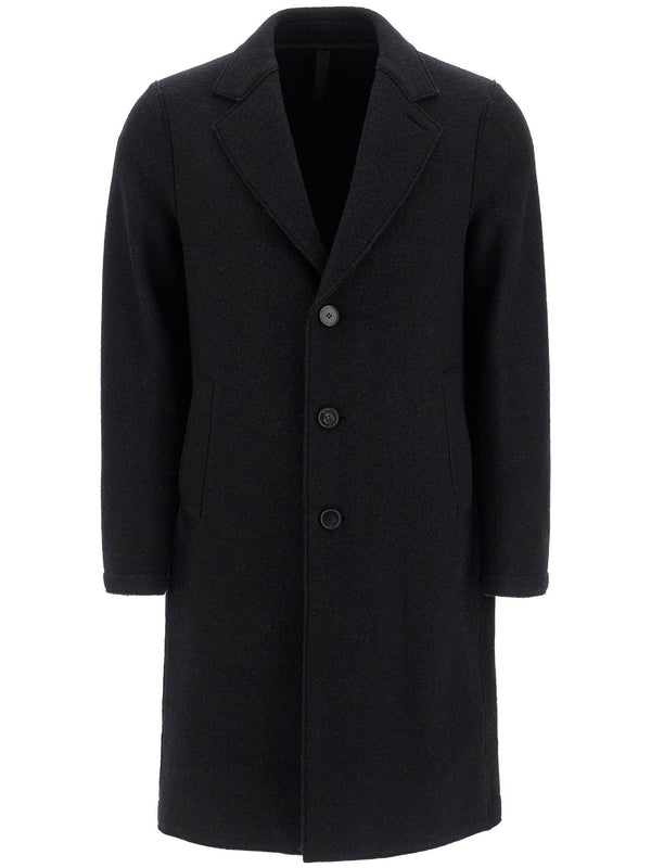 Single Breasted Virgin Wool Coat