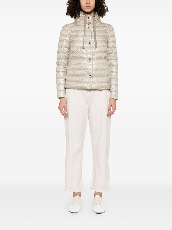 Reversible
  Drawstring High Neck Padding