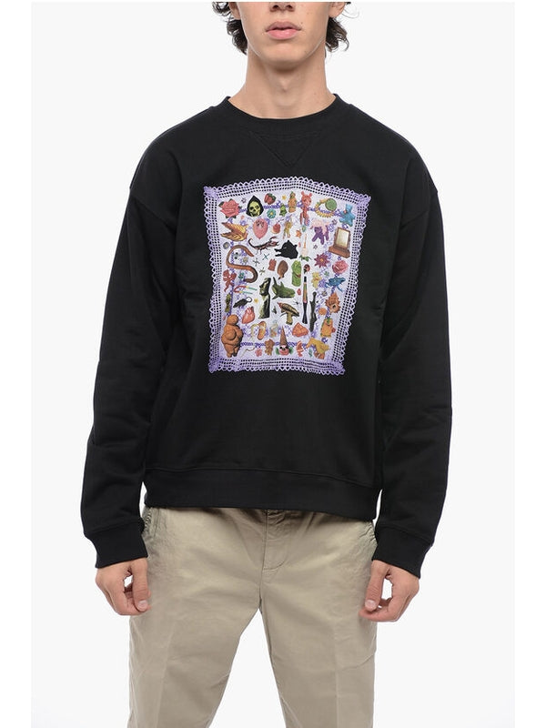 Graphic Printing Cotton Sweatshirt