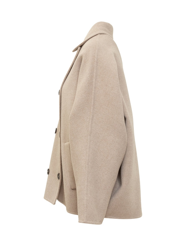 Wool Cashmere Double Coat