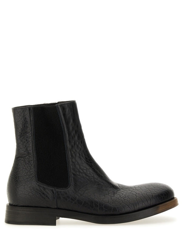 Uma Wang Black Chelsea Boots