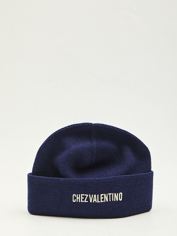 Valentino Navy Beanies