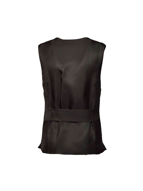 Button V-neck Vest