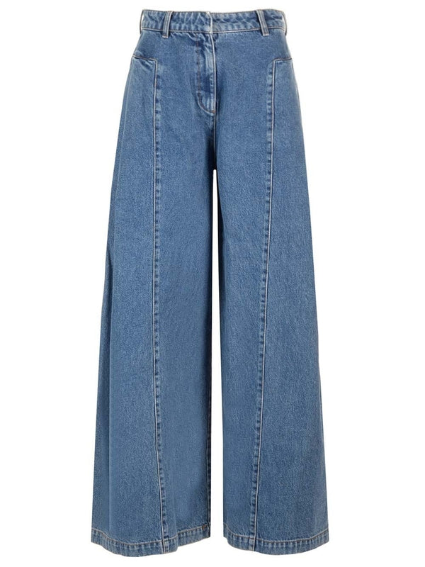 Wide Denim Pants