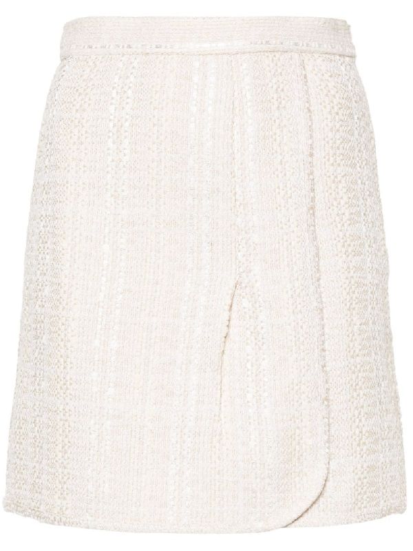 Wrap Tweed
  Mini Skirt