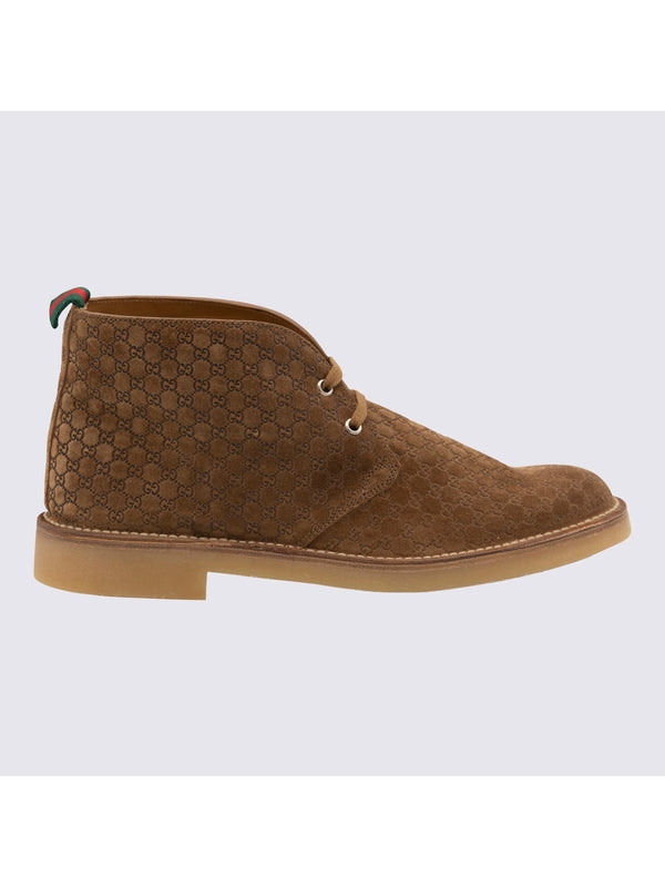 Gucci Brown Desert Boots