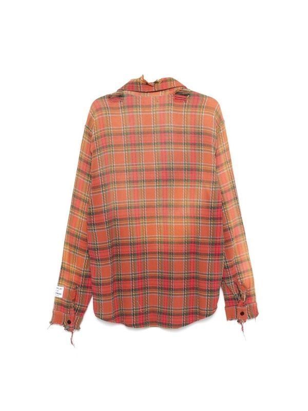 Vintage Washed Check Cotton Shirt