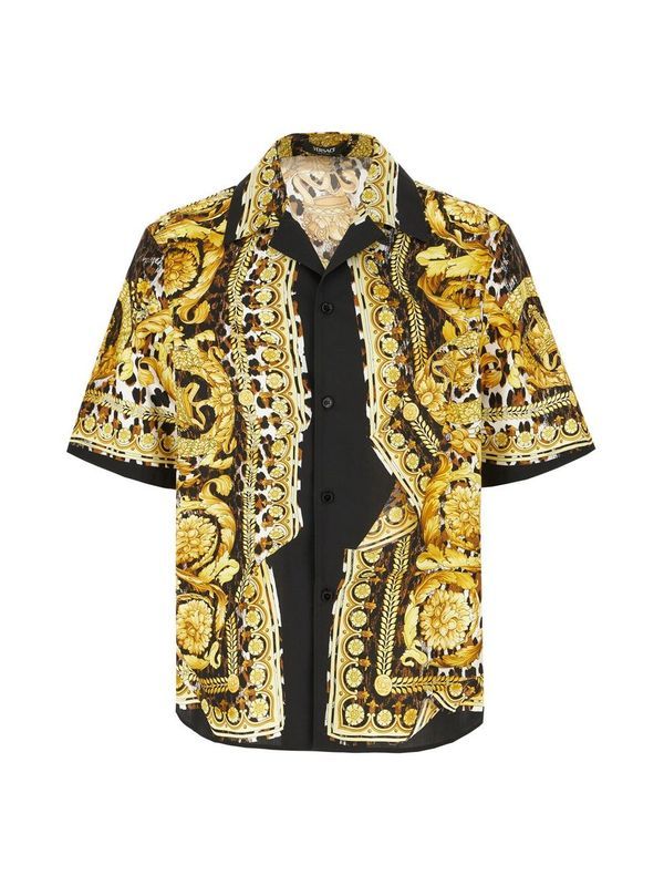 バロックプリント半袖
シャツ