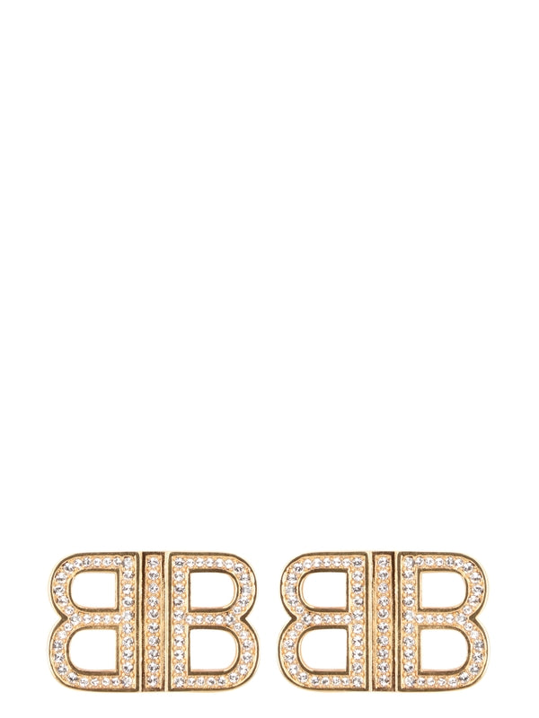 BB Logo Crystal Earrings