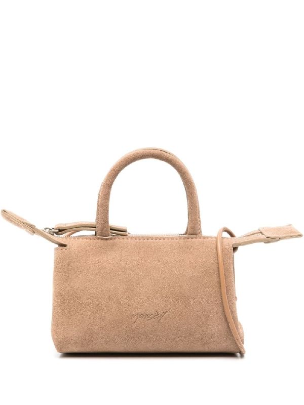 Suede Mini Tote Bag