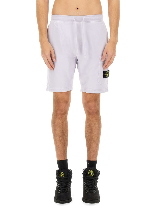 Wappen Patch Cotton Shorts