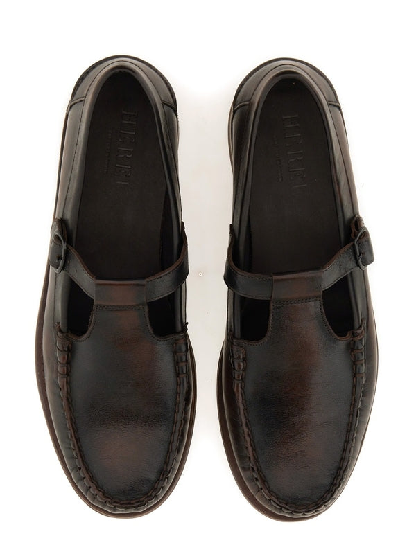 Brown Calfskin Loafers