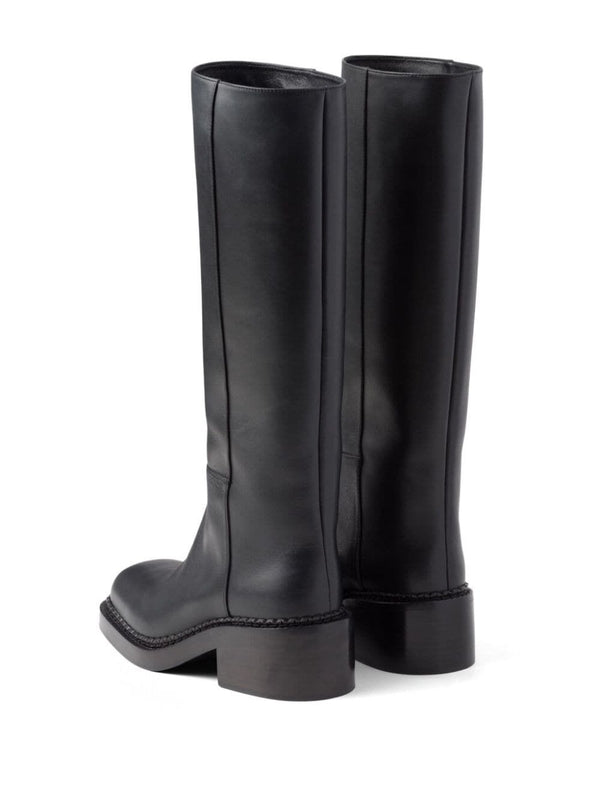 Calfskin High Boots