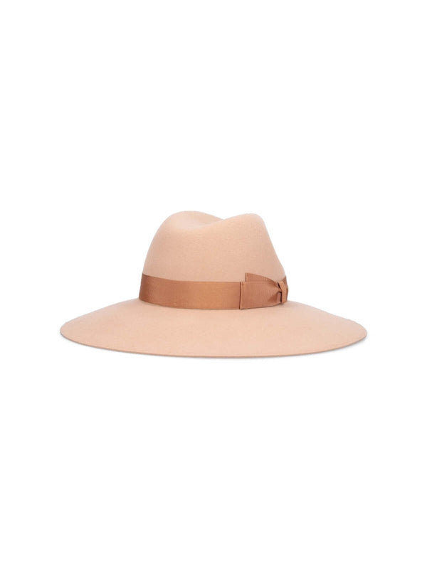 Logo Band Wool Fedora Hat