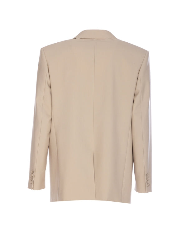 Wool Single Breasted Tailored Jacket