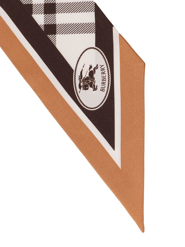 Burberry Checked Silk Mufflers