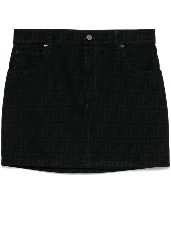 All-Over Logo Mini Skirt