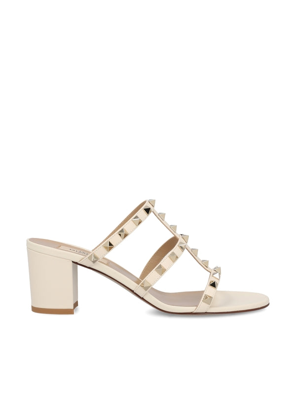 Valentino White Sandal Heels