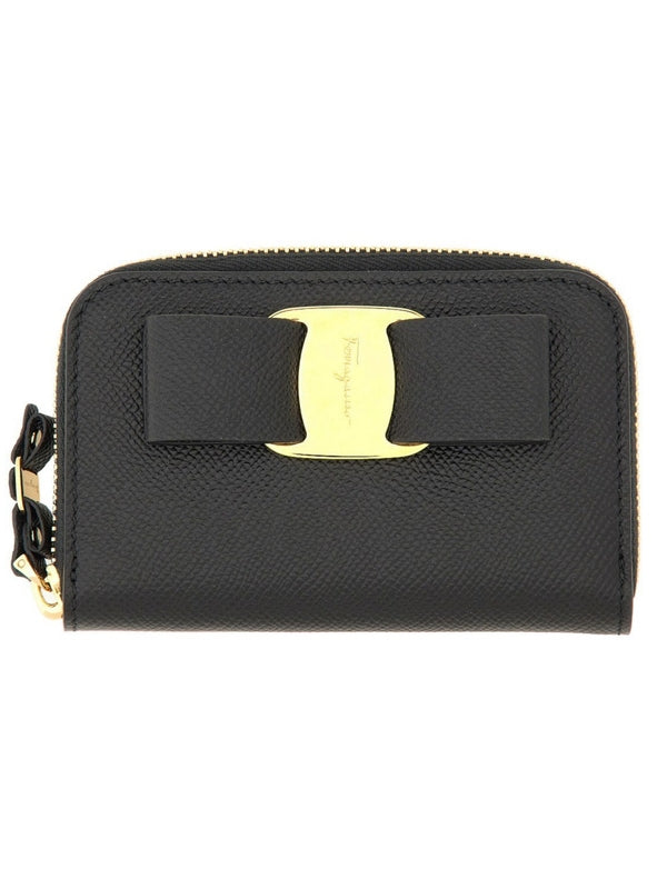 Bara Bow Leather Card Holder