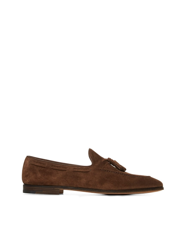 Suede Tassel Loafers