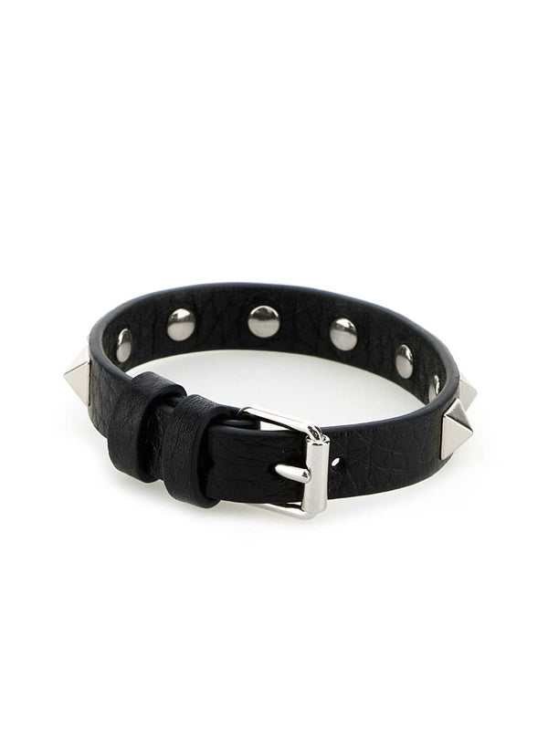 Rockstud Leather Bracelet