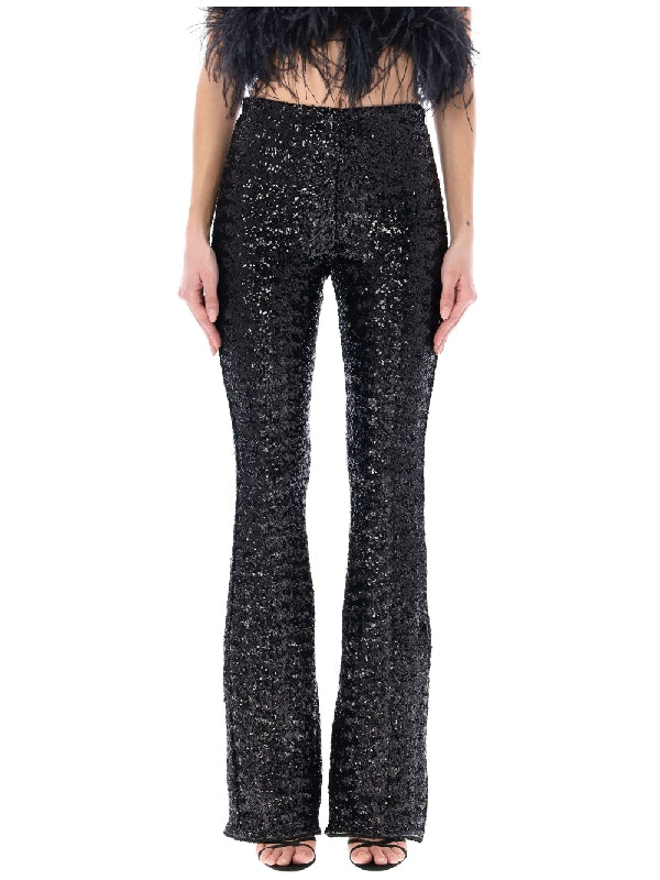 Allover Sequin Bootcut Pants