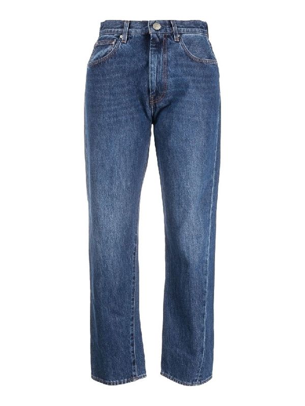 Twist Seam Denim Pants