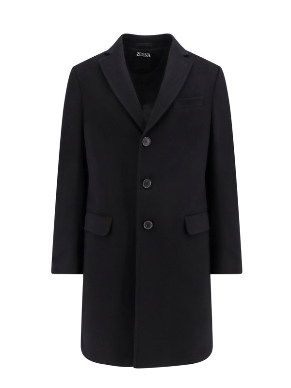 Z Zegna - Wool Cashmere Single Coat - Jente